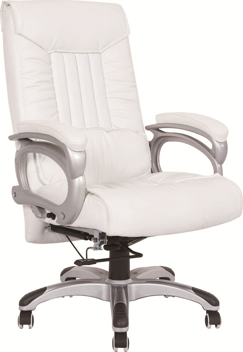 大班午休可躺办公转椅主管椅大班椅盟安吉白色