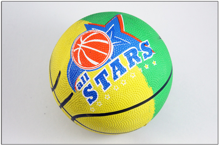 篮球用品批发 3号橡胶篮球 儿童卡通篮球 幼儿园篮球 胶蓝 特价