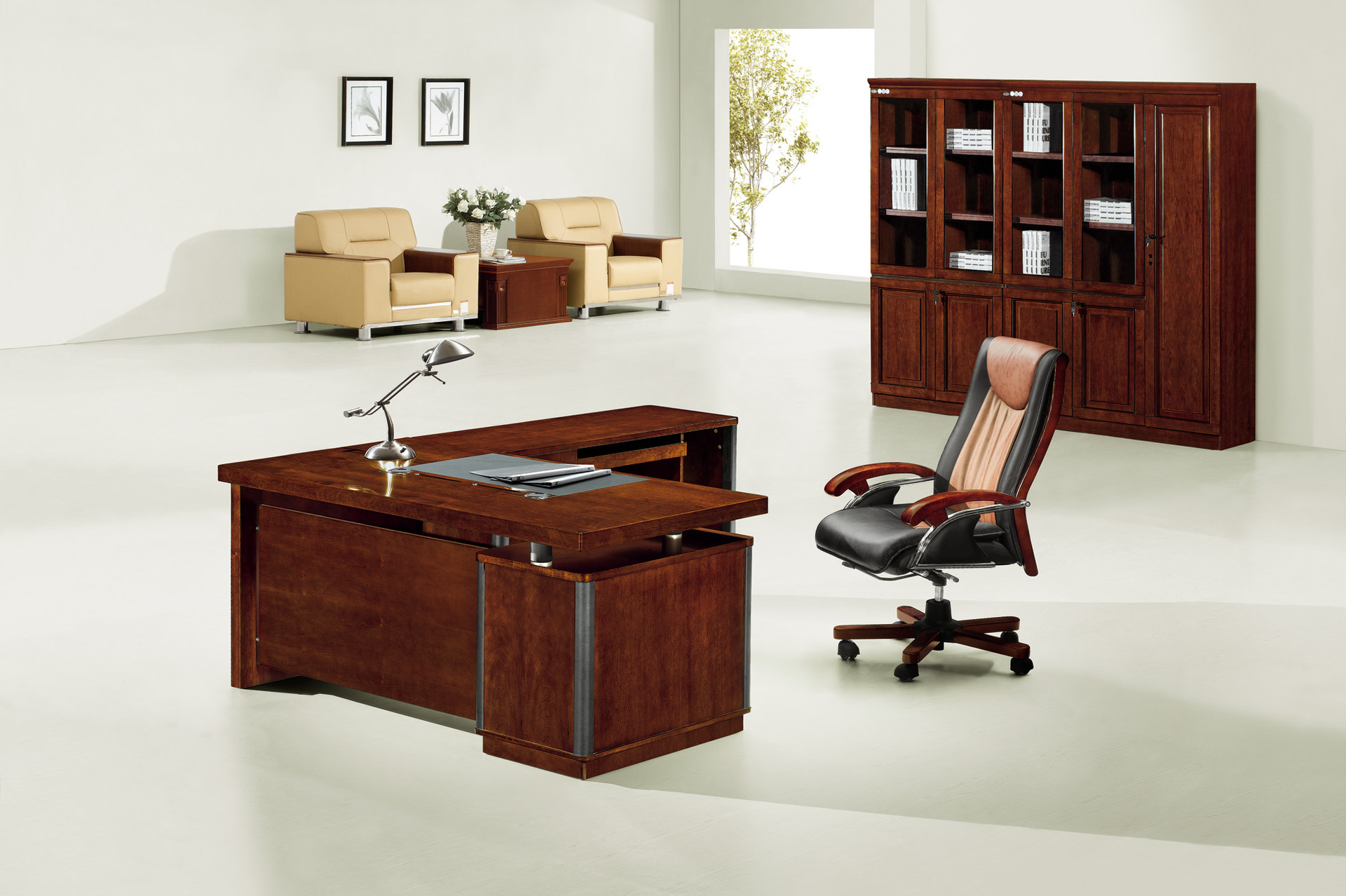 广东厂家批发1.6米职员桌办公桌子主管桌