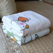 混批/支付宝！厂家供应 纯棉浴巾婴儿毛巾被 印花儿童浴巾