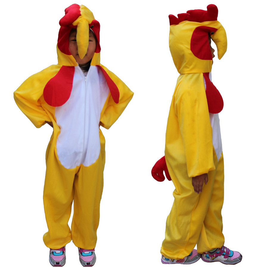 万圣节儿童舞台服装 演出服装 动漫服装 动物服装 动物衣服 公鸡