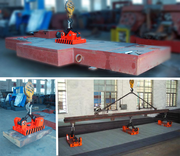 力帅牌1吨安全自动永磁吸盘 强力永磁起重器