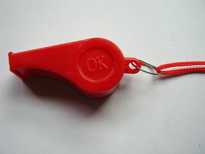 厂家供应 不同颜色塑料口哨 价廉物美 适用多种场合 - 运动休闲批发交