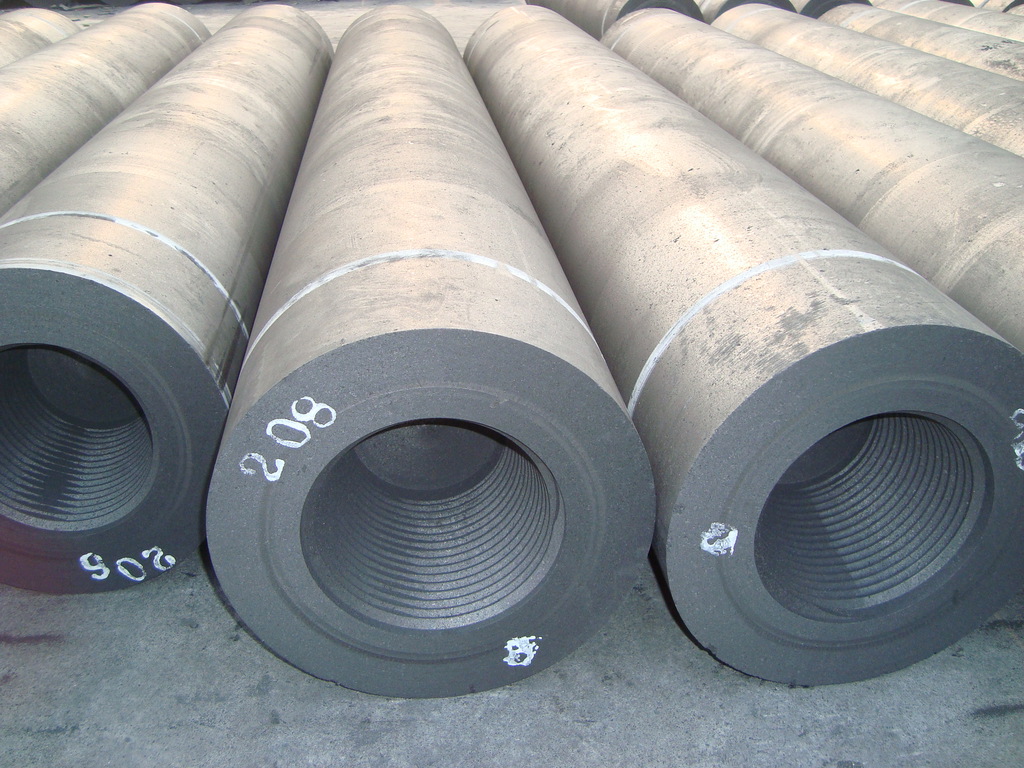 供应石墨电极直径350mm普通功率和高功率石墨电极