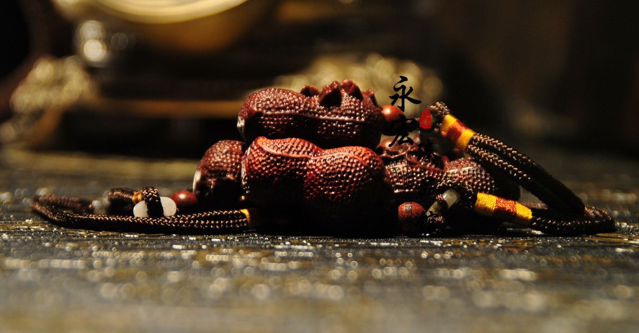 精品小叶紫檀花生手把件 落地生财多子多福 红木文玩 收藏品