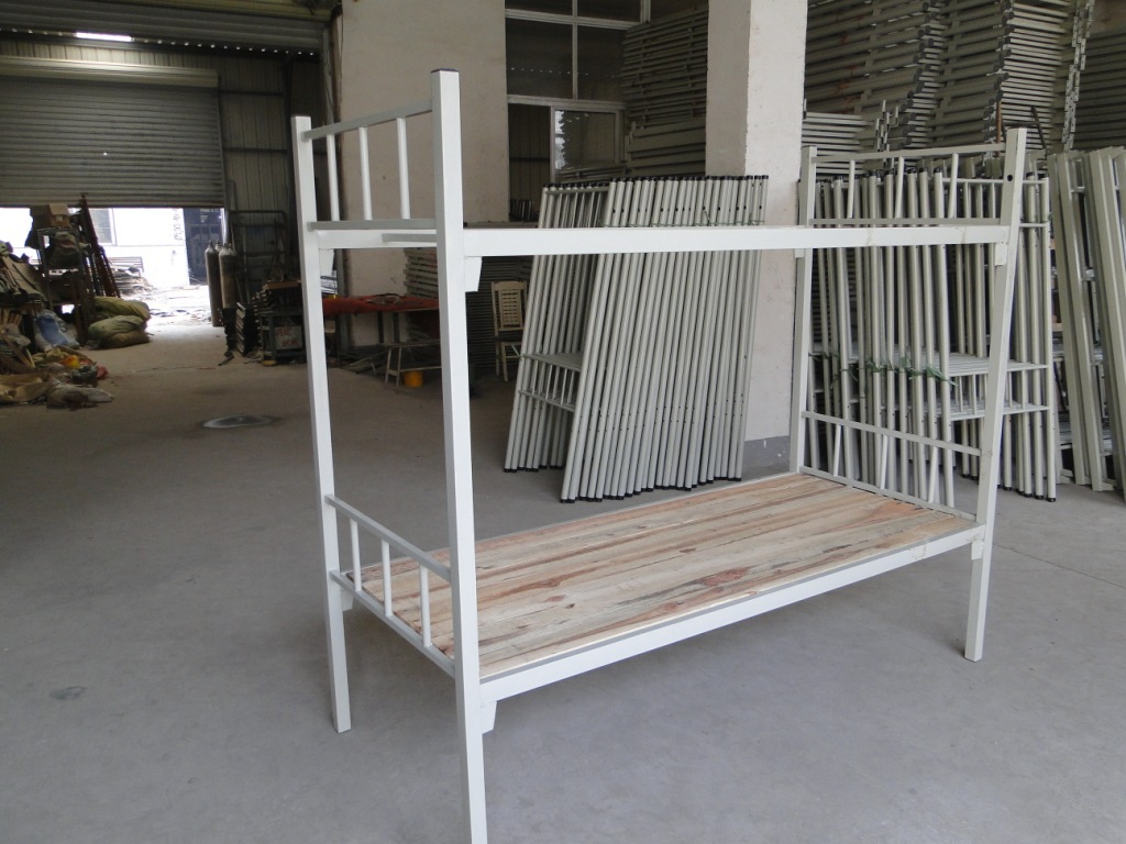 厂家直销 中式铁床 双层铁架床 学生员工上下铺铁床双层铁床