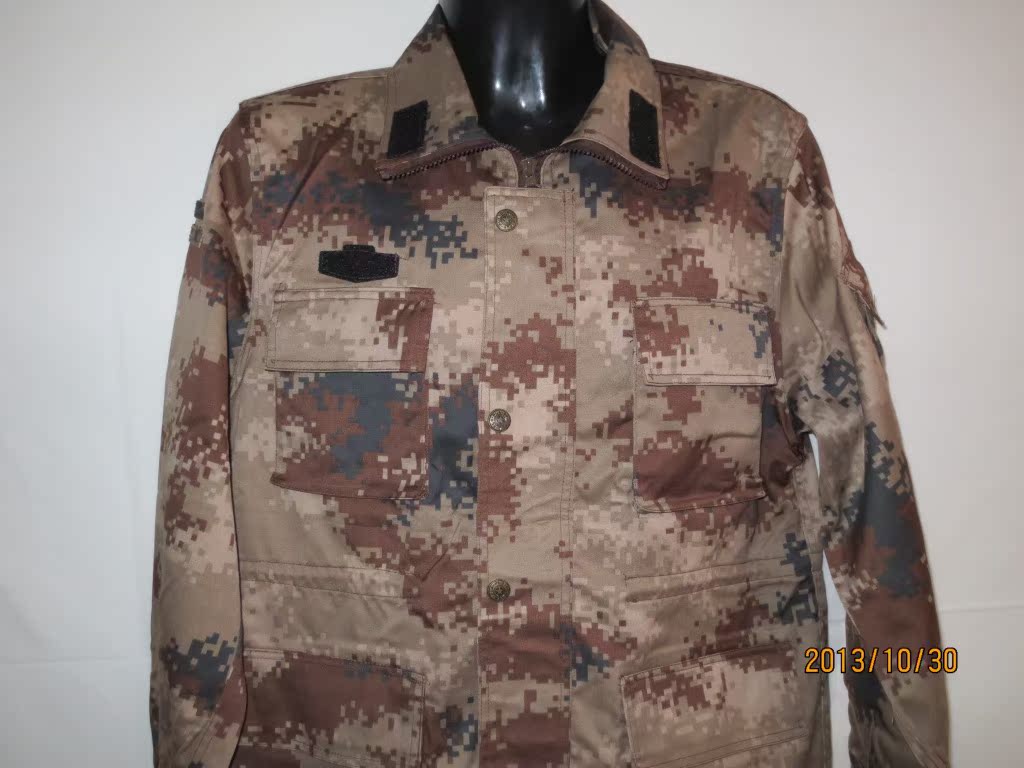 批发07冬迷彩服3503厂家沙漠迷彩涤棉