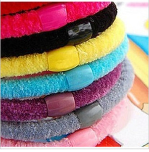 زينة الرأس  Wholesale A1023  Solid rubber ring to fine woolen Tousheng / hair jewelry