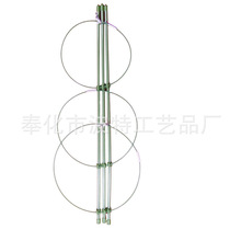 园艺用品 三圈铁环花圈架 植物支架 植物藤蔓爬行支架 立体花架