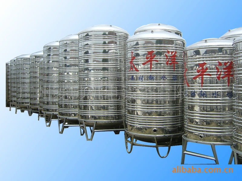 厂家推荐2吨304板加厚钢架不锈钢水塔 卧式不锈钢冷水塔2t