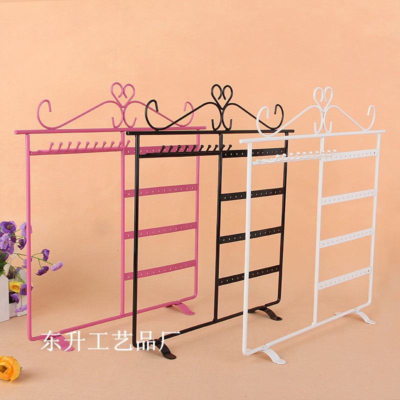 Sp003 3-in-1 Earring Rack, Jewelry Display Stand, 10 Hooks 48 Holes, 50/Piece Earrings