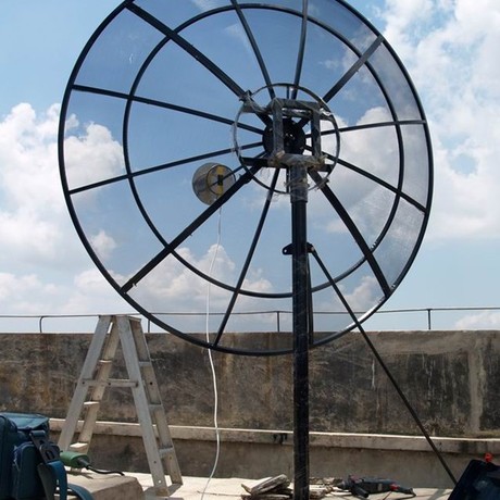 5.0米网状天线 ,网状接收天线,网状mmds天线,微波通信天线