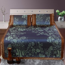 13新款加厚御藤席冰麻冰丝亚麻席子夏凉席二/三件套批发一件代发