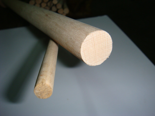 现货供应1cm榉木圆棒