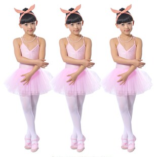 女童吊带舞蹈裙