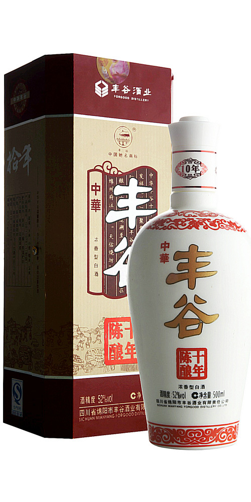 低价白酒52丰谷伍品浓香型6x488ml批发