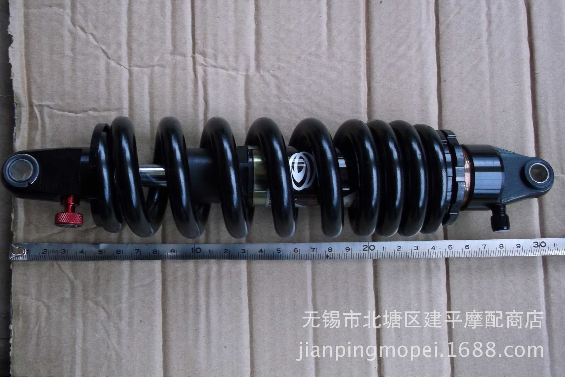 台湾原装50250cc摩托车帯充气可调式后单减震器根总长3028