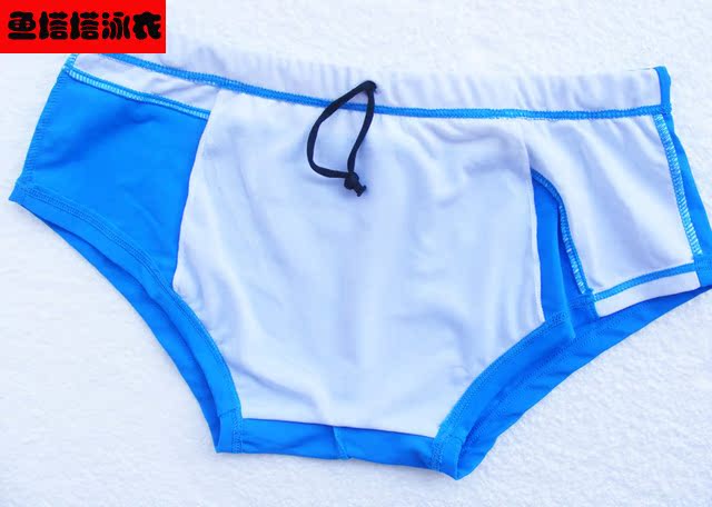 男士内裤 男装游泳裤平角裤 时尚拼色性感泳装 y105 清仓