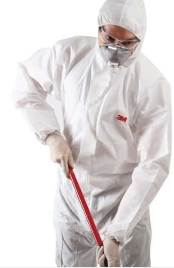 防护服 3m4515防护服 防化服 喷漆服 防化学白色连体防尘服