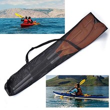 跨境亚马逊皮划艇双头桨收纳袋便携透气网布划桨拎袋黑色一件代发