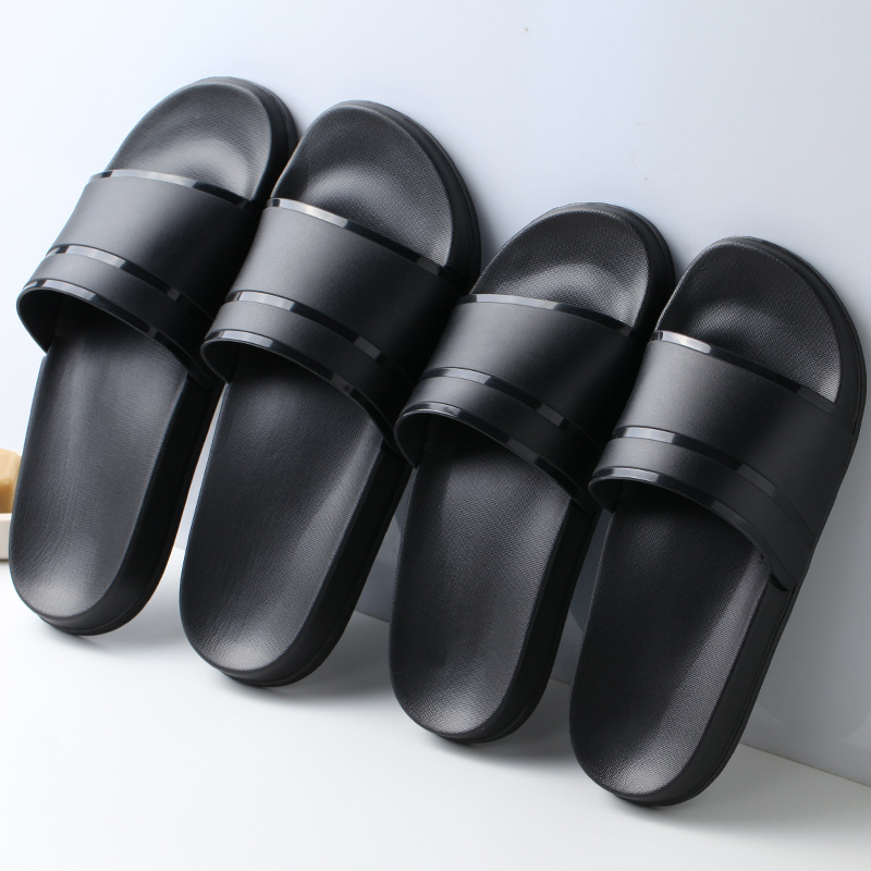 Wholesale in Stock Home Slippers Non-Slip Bathroom Bathroom Slippers Couple Poop Feeling Outdoor Indoor Eva Slippers for Men