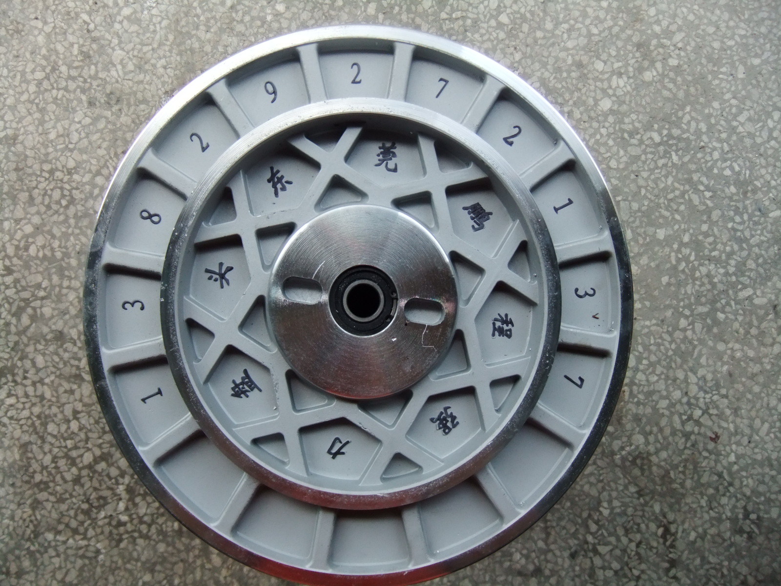 专业批发广野拉纱整经高速无梭织带机械零配件铝经筒 盘管 盘头