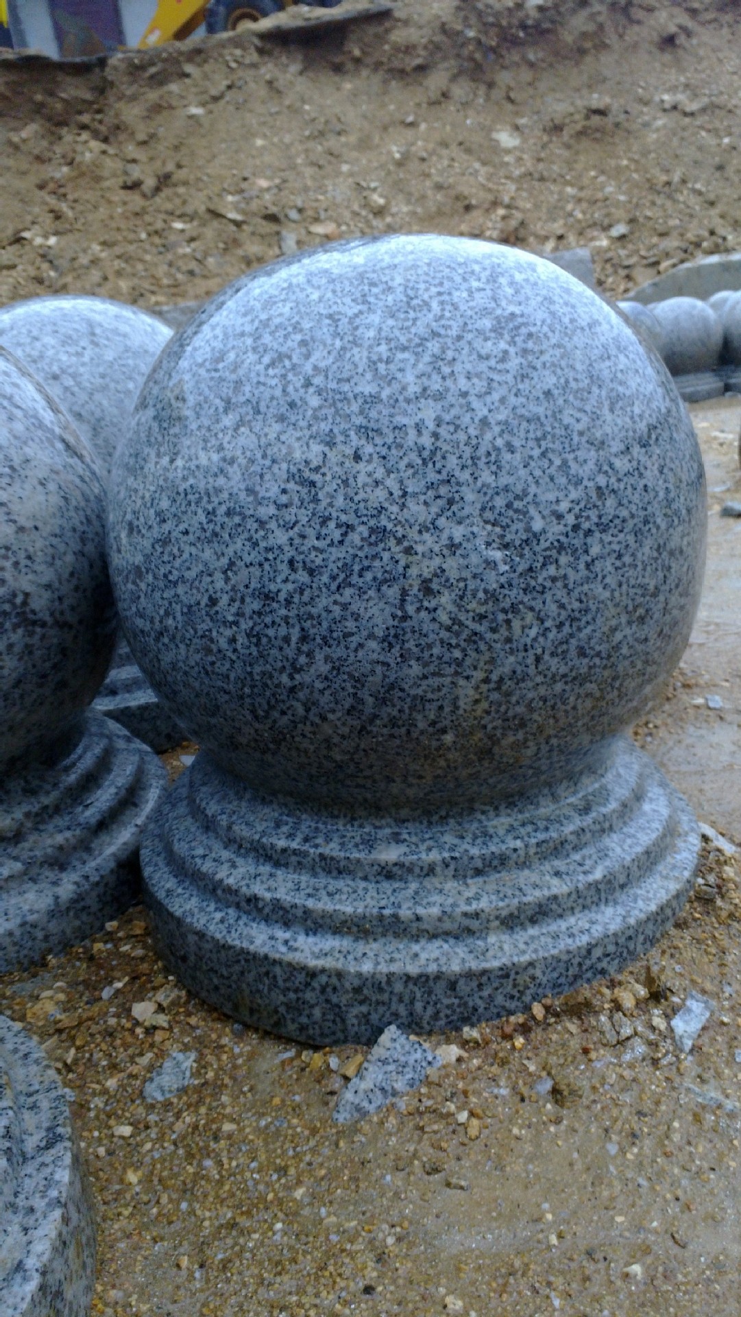 工厂直销定做路障圆球400mm石球挡车石路障