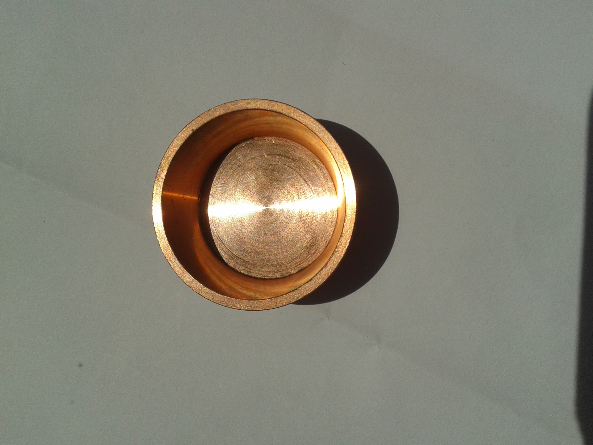 专业提供光驰无氧铜坩埚b15-0034-1 直径35mm*17mm壁厚2.0mm