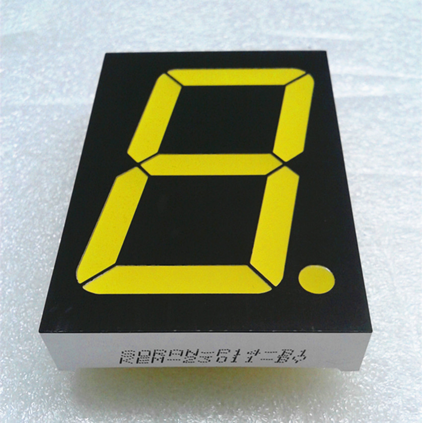 专业生产led数码管 4寸黑面白胶琥珀色 共阳共阴数码管 东莞厂家