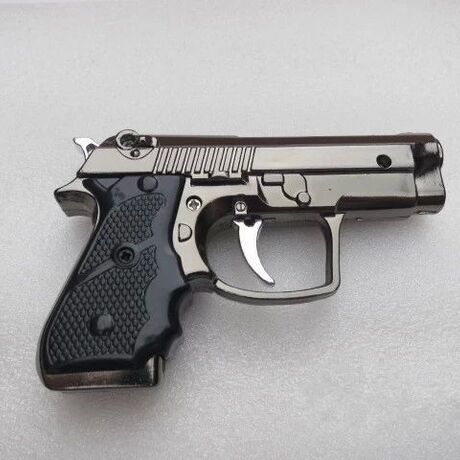 玩具枪打火机 创意 金属防风 带照明手电 个性礼品打火机 批发