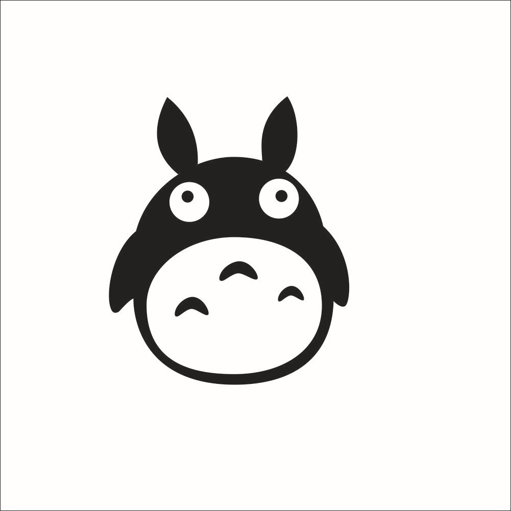 8301新款宫崎骏的龙猫车贴冰箱贴 背景