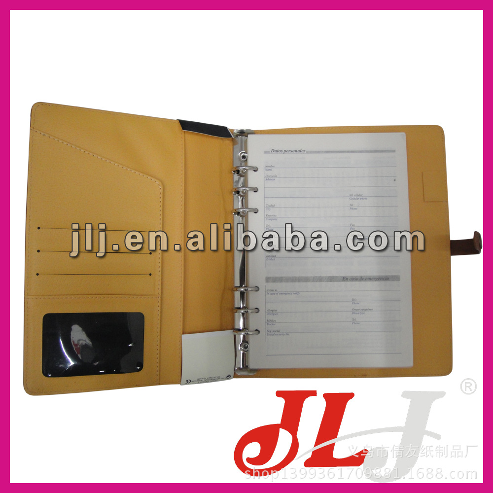 custom-made imitation leather coils of this notebook high-grade