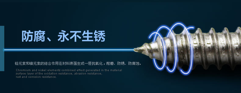 沉头三爪自攻螺丝M3.5X25双牙 304#本色