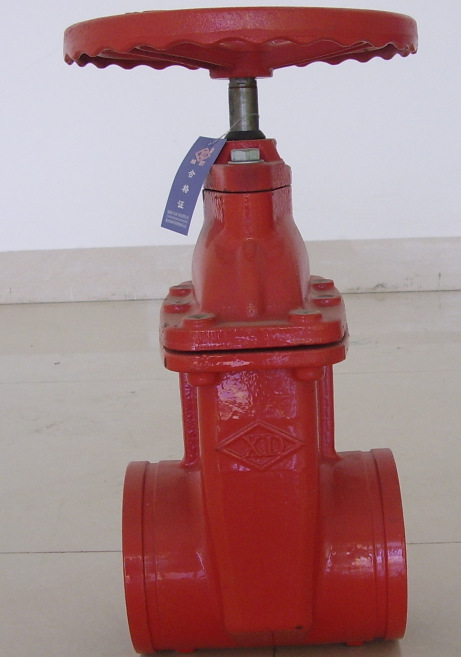 闽太z85x沟槽式消防闸阀 消防沟槽卡套阀门