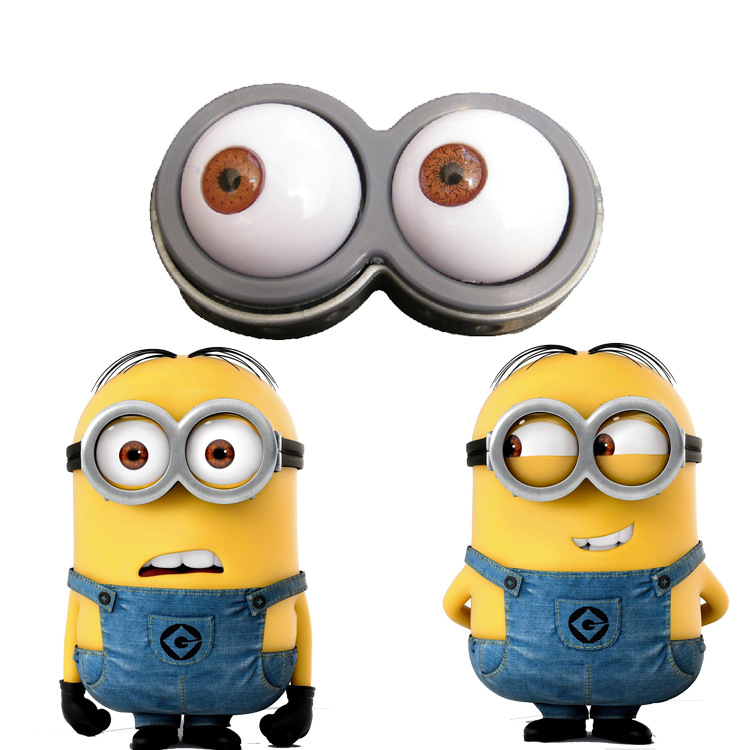 水晶眼黑豆眼卡通眼睛公仔眼睛猫眼彩色眼球玩具