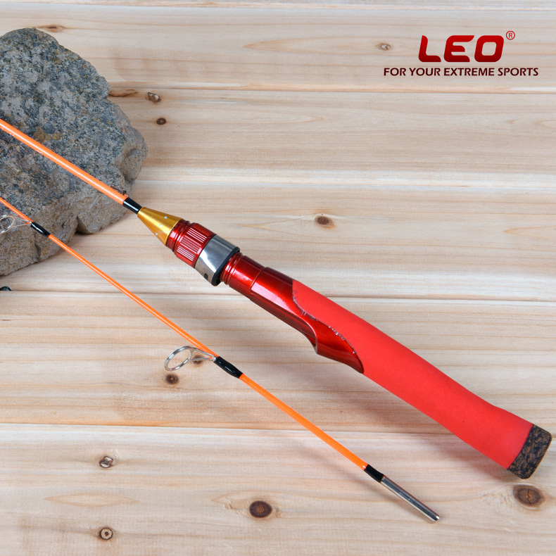 27177 【冰钓竿】全金属导线环筏竿冻钓鱼竿70/80/100cm 渔具批发