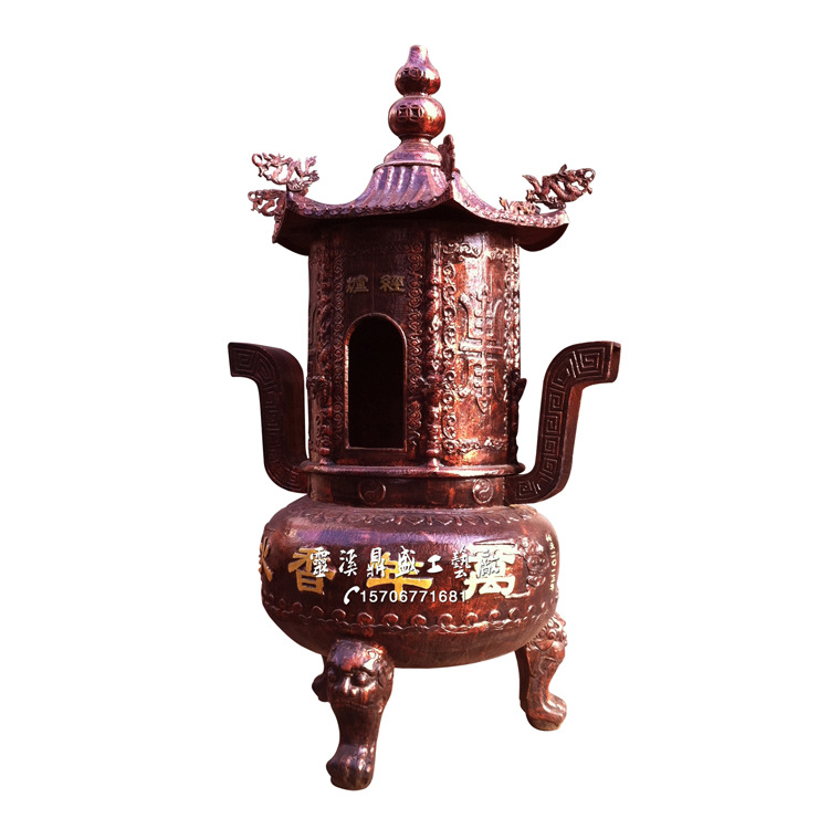 专业香炉铸造厂 焚纸炉化钱炉 宫鼎式焚经炉 寺庙各种焚经纸.