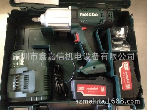 现货批发德国 metabo麦太保 重型充电式冲击扳手 ssw18ltx 600