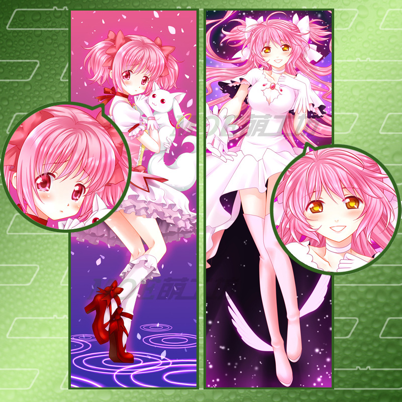原创动漫周边y018魔法少女小圆等身双面抱枕动漫抱枕批发
