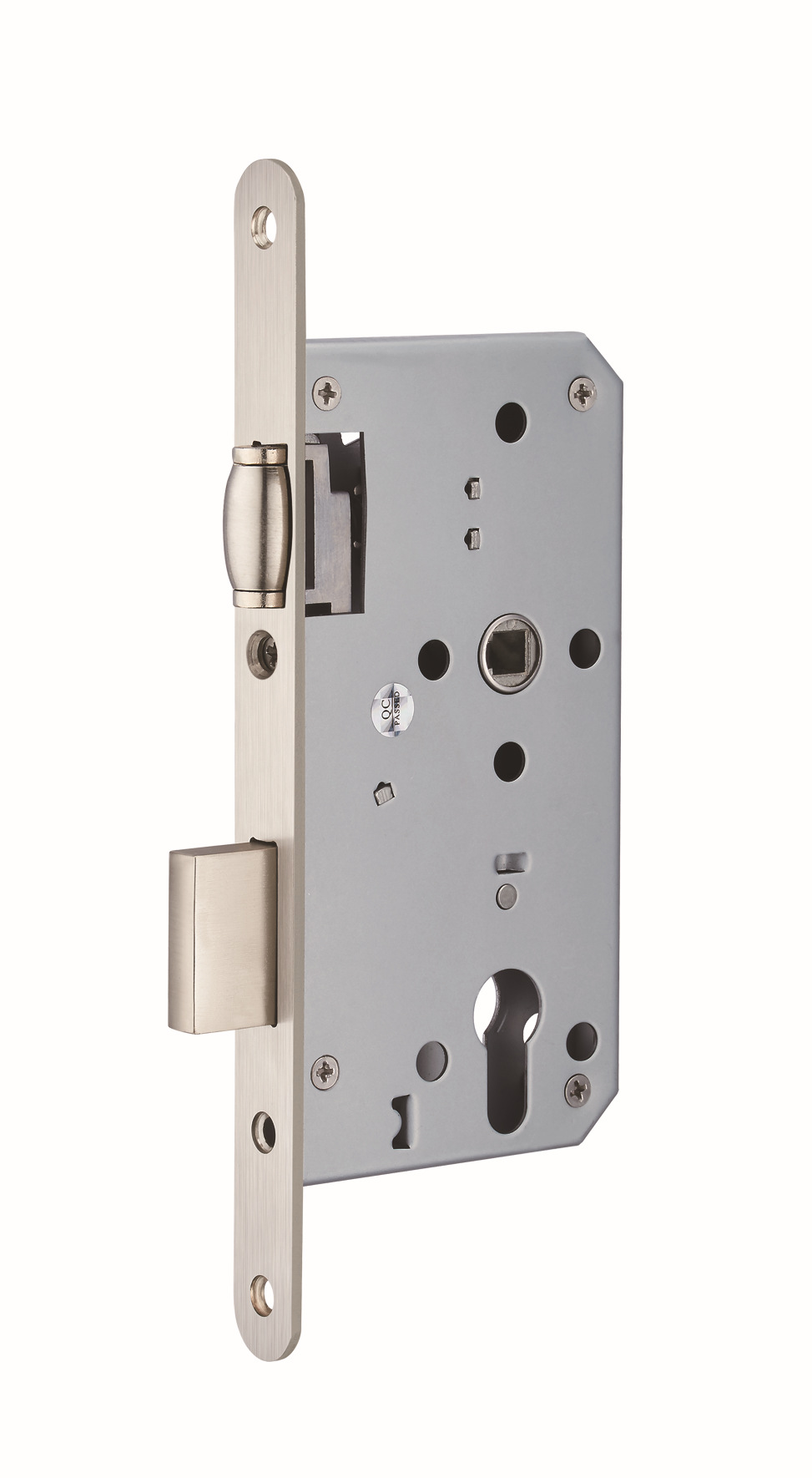 现货供应高档欧标5572不锈钢碰珠锁体 锌合金不锈钢防火锁体