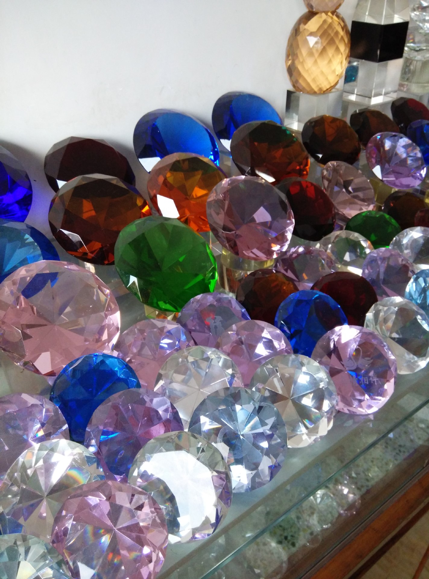 厂家批发 零售水晶钻石 晶钻摆件 k9水晶工艺品