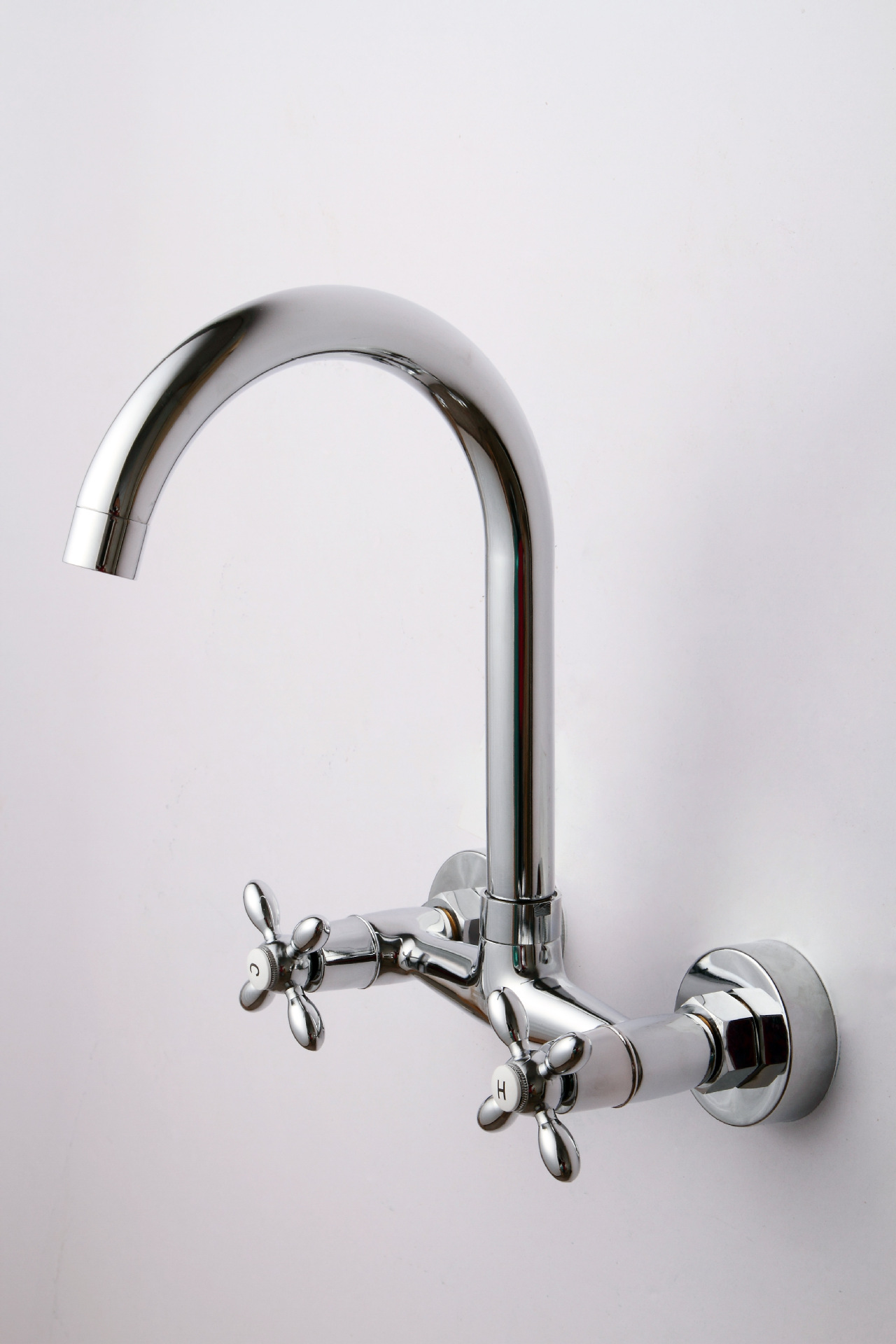 双把双开入墙式水龙头 阳台洗衣池混水阀 厂家直销