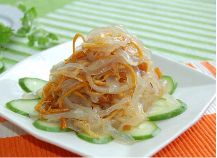 野生海蜇皮_海产品海蜇丝\/鲜脆海蜇丝\/野生鲜脆味美全国3件包邮买5送一 - 阿里巴巴