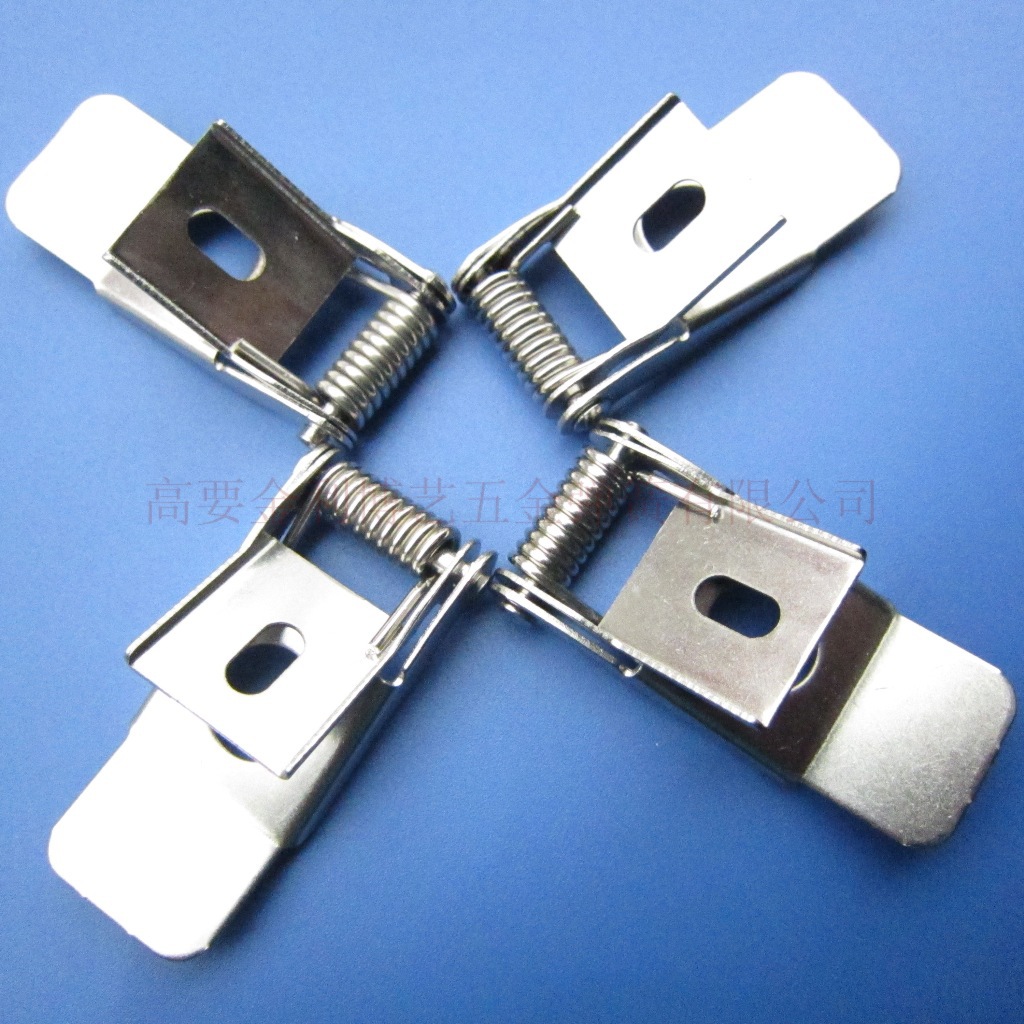 筒灯弹簧卡扣 5*9长圆孔筒灯卡扣弹簧 灯具配件五金弹簧卡扣 定制