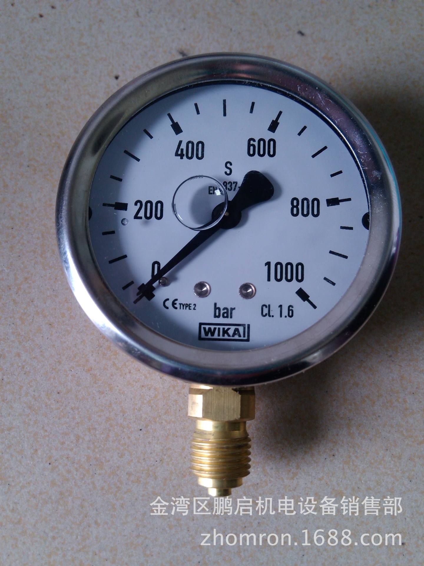 063/100德国威卡wika 不锈钢耐震压力表en837-1 g1/4现货相似店铺>