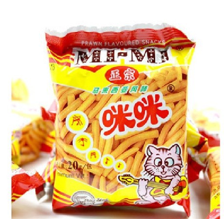 咪咪虾条 马来西亚风味 20g*40袋*12包
