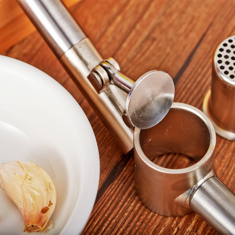 厂家直销网店爆款不锈钢捣蒜器蒜泥器搅蒜蓉器剥蒜器304压蒜器