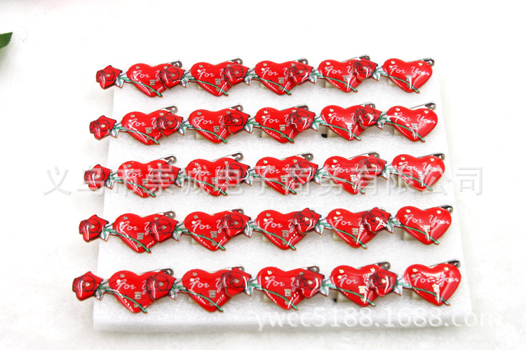 玫瑰花爱心胸针44