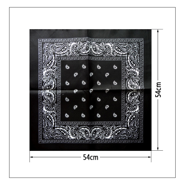 hiphop嘻哈街舞方巾匪帮方巾bboy头巾潮男百搭头巾户外方巾 批发