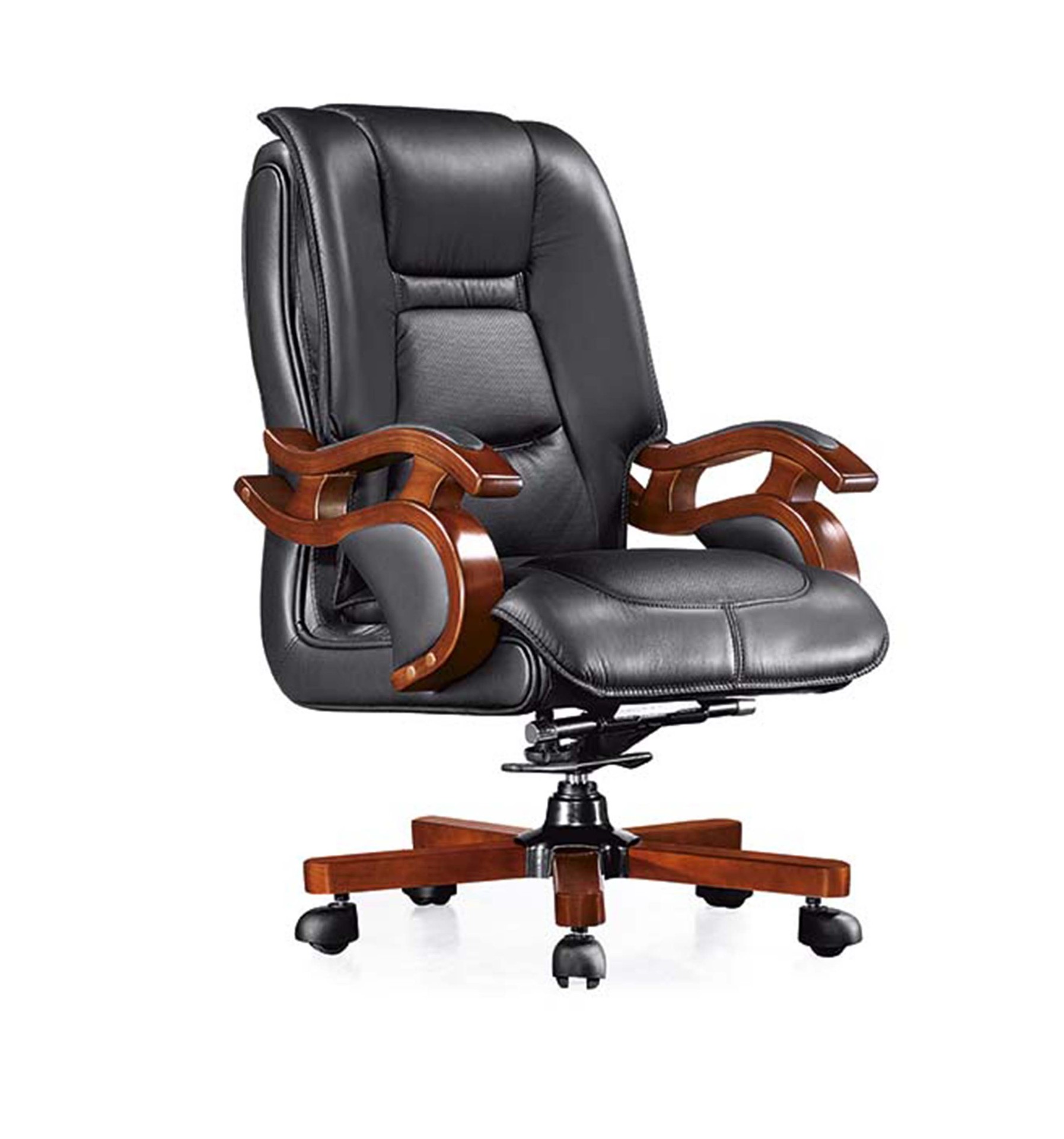 德欧旋龙翔客大班董事长办公大班牛皮转椅盟安吉